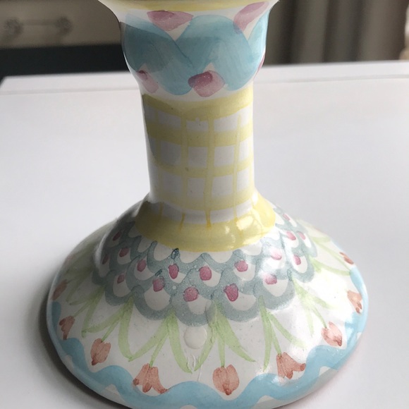 Mackenzie-Childs vintage 1988 5 inch candle holder - Picture 3 of 4